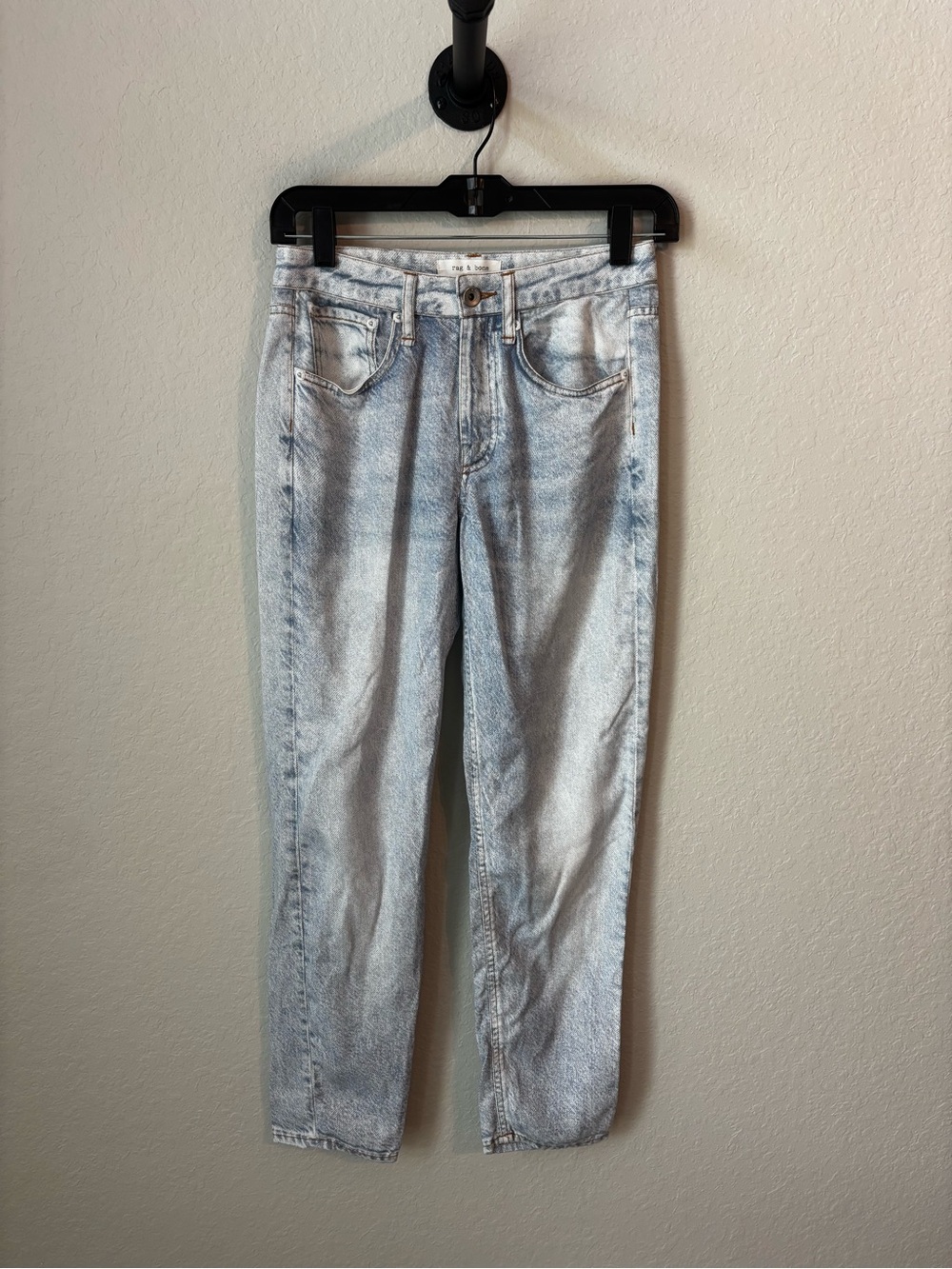 Rag & Bone Rosa Liquid Miramar Pant Luna 100% Tencel Denim Print Sweatpant Jean - Picture 4 of 11